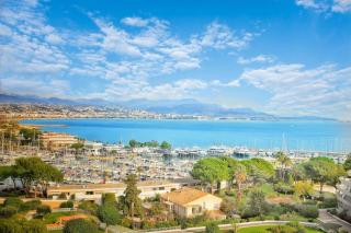 Vue Mer T2 Climatisé Marina Baie des Anges, étage 11, plages à 100 m - Villeneuve-Loubet - 0