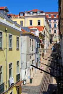 BL Bairro Alto famous BICA Funicular street view - Lisbona - 2