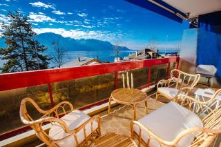 Terrace with Lake & Mountain View - Montreux - 9