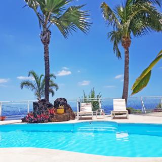 LA BOHEME, résidence de 5 appartements avec piscine, vue océan, Petite Ile - Petite Île - 6