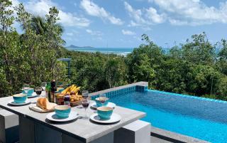 Ko Samui Seaview pool villa Seren with car - Laem Set Beach - 9