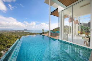 Stunning Blue Sea Villa 3BDRM Infinity Pool - Chaweng Noi Beach - 0