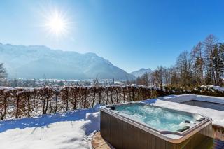 Luxus Ferienhaus Salzburg Chalet mit Pool, Sauna, Whirlpool, Kamin - Grossgmain - 7