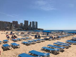 Apartamento Torre Yago primera linea playa Benidorm con Wi-Fi & AC - 0