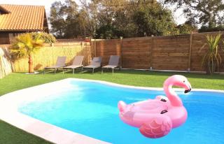 VILLA CASA KOKO 10 PERS piscine chauffée, pétanque, ping pong VIEUX-BOUCAU - 2