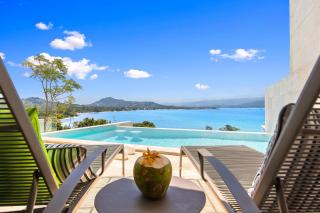 BEACHSIDE VILLA plus APARTMENT - AVA - at SUNSET COVE LUXURY VILLAS, 5 BED 5 BATH, Amazing SEA and MOUNTAIN VIEWS, only 100m walk to Swimming Beach - Bangrak Beach - 8