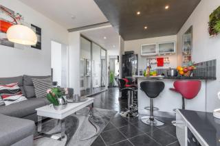 LE MANTEGA - F2 MODERNE,CENTRE VILLE, 2 GRANDES TERRASSES,CLIMATISATION, ASCENSEUR - Nice - 2