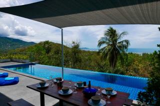 Ko Samui Seaview pool villa Philippa with car - Laem Set Beach - 9