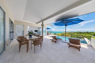 Single Level BEACHSIDE VILLA - BB2 - at BAYSIDE LUXURY VILLAS Samrong Bay Beach, 3 BED 4 BATH, SEA and SUNSET VIEWS, only 200m walk to the Beach - Bangrak Beach - 1