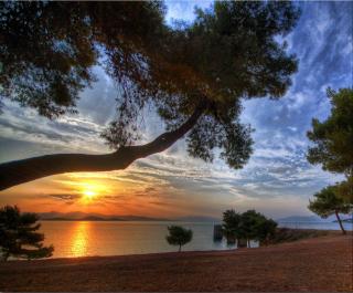 Theologos: Front Sea View Apartment - 0