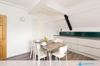 2 Bedroom Apartment, NEC, HS2, BHX, JLR - Devereux House, Hosted By Coventry Accommodation - Coleshill - 6