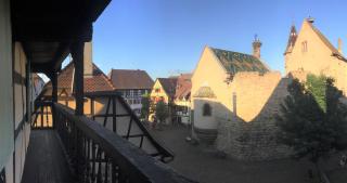 Duplex Saint Lustre, view over castle and storks, 5 mn from Colmar - Eguisheim - 0