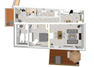 Große, helle Ferienwohnung mit 2 Balkonen auf dem Bauernhof in der Lüneburger Heide - Oetzen - 9