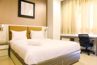 Deluxe and Modern Studio M Gold Tower Apartment By Travelio - Bekasi - 0