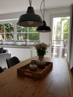 Große, helle Ferienwohnung mit 2 Balkonen auf dem Kastanienhof Oetzen in der Lüneburger Heide - 5