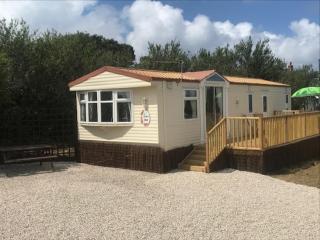 Countryside views from a luxury mobile home near Perranporth - 9