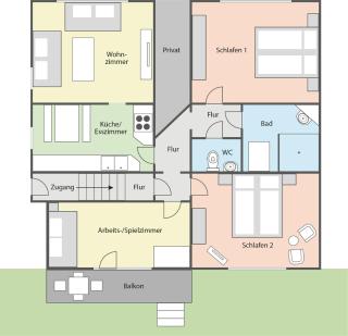 Ferienwohnung Blütentraum - Kirchenlamitz - 6