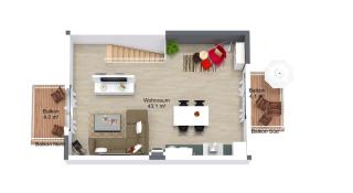 Ferienwohnung Küstenwaldblick mit privat Sauna, 87qm & 2 Schlafzimmern - Graal-Müritz - 9