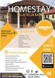 Homestay Villa Teluk Batik - 0