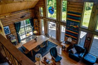 Log Home on Lopez-Spencer Spit - Port Stanley - 1