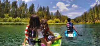 Bend-Sunriver Camping Resort 24 ft. Yurt 9 - Sunriver - 2