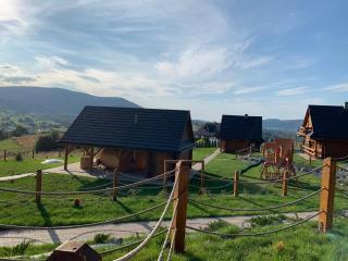 Domki Zagroda Domek z bala z basenem &sauna & jacuzzi & balia - Słopnice - 1