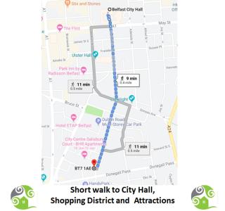 Great Location - City Centre - Parking - 4 Beds - 2 Bedrooms - Belfast - 6