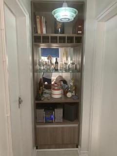 São Vicente Itararé prédio frente mar apto fundo vista parcial - 2