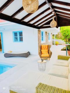 Location Maison Bleue avec piscine privative au Carbet Martinique - Le Carbet - 3