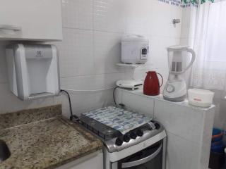 Belo apartamento com vistas para o mar - Pé na areia - Churrasqueira na varanda - Praia Grande - 5