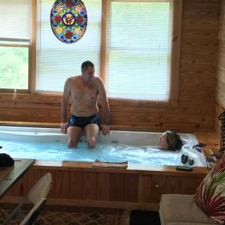 PRIVATE Log Cabin with Indoor pool sauna and gym YOU RENT IT ALL NO ONE ELSE - McAlpin - 0