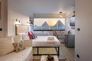 Jacuzzi Studio The Pyramids Free Airport Pickup Apt4 - Il Cairo - 5