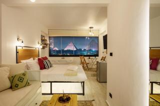Jacuzzi Studio The Pyramids Free Airport Pickup Apt4 - Il Cairo - 4