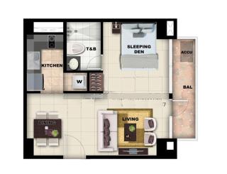 One Bedroom Unit, One Manchester Place, Mactan - Cebu City - 0