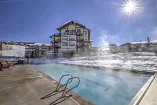 Steps to Ski Lifts Base Camp One Resort Condo - 9