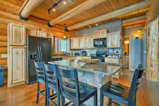 New Meadows Log Cabin on 9 Acres - Near Brundage! - 5