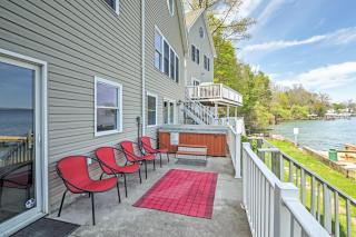 Waterfront Seneca Lake House Fire Pit and Boat Dock - Geneva - 8