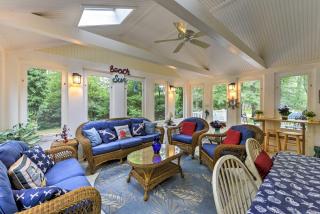 Mashpee House with Wraparound Deck Steps to Beach! - 8