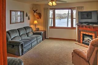 Cozy Balsam Lake Home Deck, Private Dock and Kayaks - Balsam Lake - 4