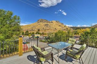 Central Lava Hot Springs Studio with Deck and Views! - 0