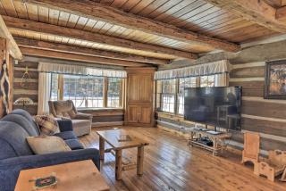 Log Cabin on the Wolf River with Private Hot Tub! - White Lake - 7