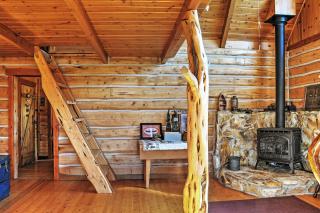 Remote Antimony Log Cabin with Green Meadow Views! - Antimony - 1