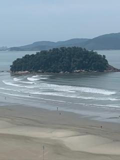 São Vicente Itararé prédio frente mar apto fundo vista parcial - São Vicente - 9