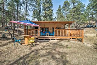 Ruidoso Cabin with Hot Tub - 2 Mi to Grindstone Lake - 9