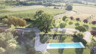 Le Castel Pierre - 7ch&7sdb avec clim, piscine XL, salle fitness et sauna pour 18 personnes - Lagraulet-du-Gers - 7