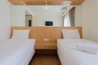 Twin Bed Studio Room at Annora Living Apartment By Travelio - 0
