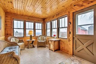 Wisconsin River Valley Farmhouse Fire Pit and View - Merrimac - 6