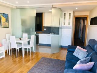Apartamento con piscina y terraza al lado de la playa - Baiona - 0