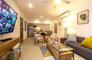 One Br Great Location, Large Roof Pool with beautiful views, Gym included! - Playa del Carmen - 4