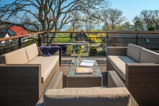 Villa Lotsenhäuser Rügen - Luxus Ferienhaus - 3 Schlafzimmer - Sauna - Dachterrasse mit Boddenblick - Breege - 9